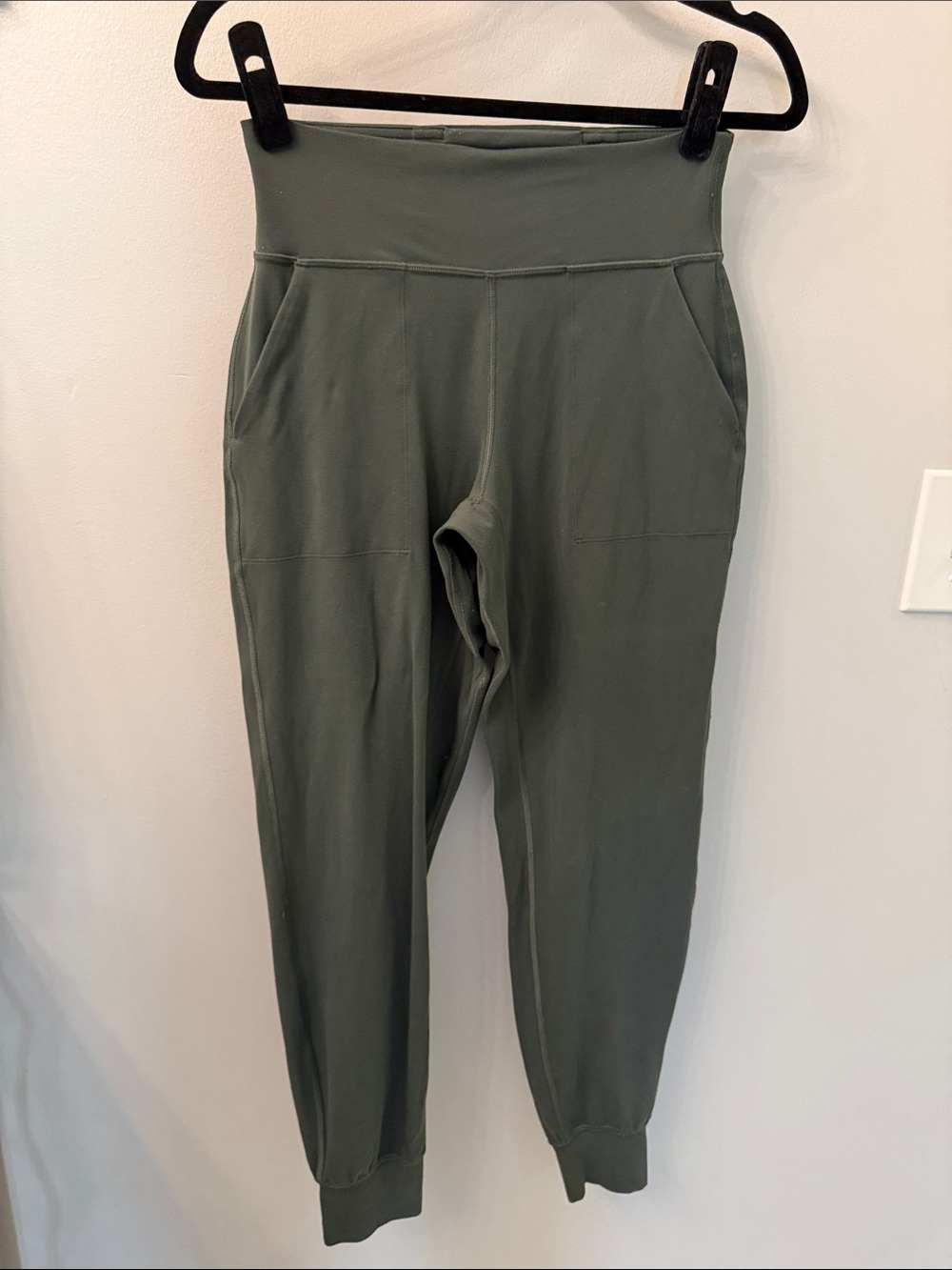 Lululemon Olive Track Joggers with Pockets